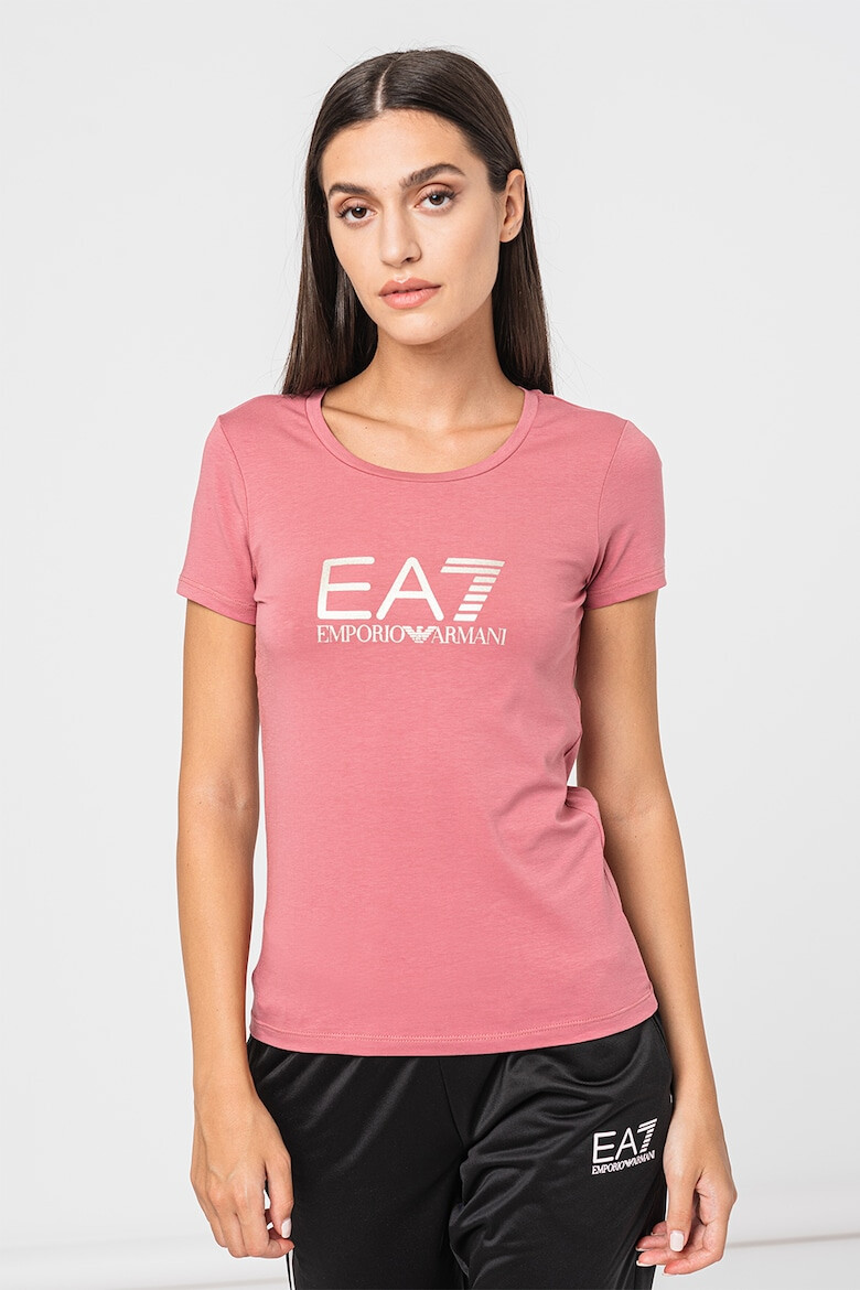 EA7 Tricou slim fit cu imprimeu logo - Pled.ro