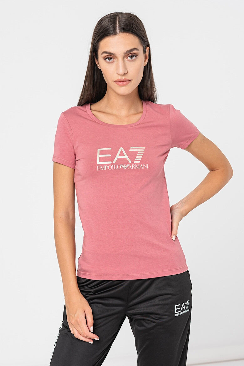 EA7 Tricou slim fit cu imprimeu logo - Pled.ro