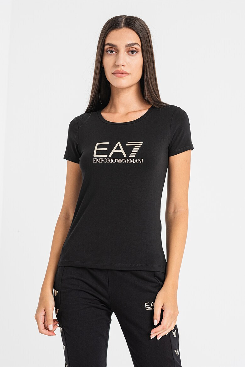 EA7 Tricou slim fit cu imprimeu logo - Pled.ro