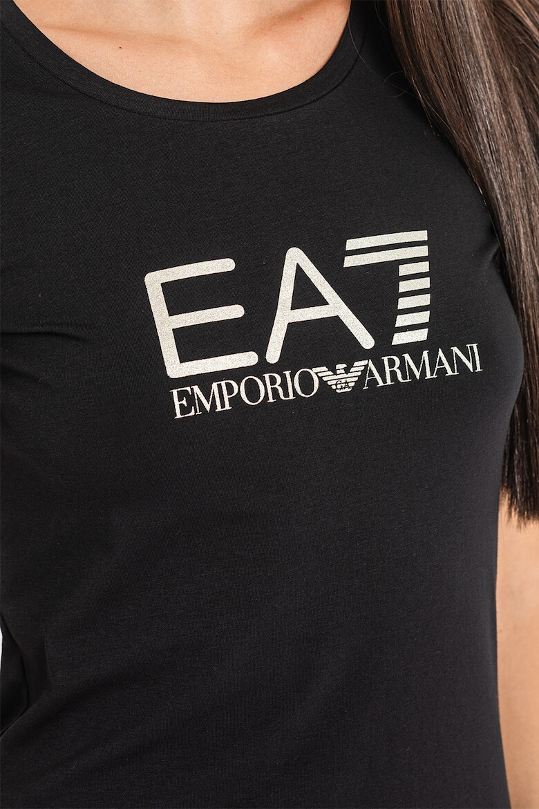 EA7 Tricou slim fit cu imprimeu logo - Pled.ro