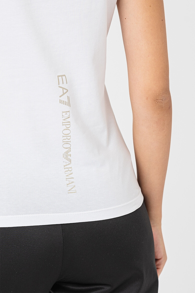 EA7 Tricou slim fit cu imprimeu logo - Pled.ro