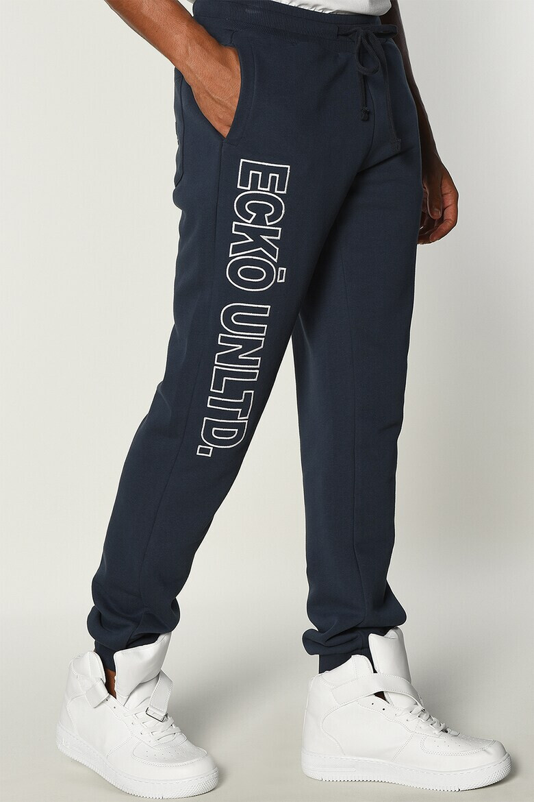 Ecko Pantaloni sport cu logo brodat Tyler - Pled.ro