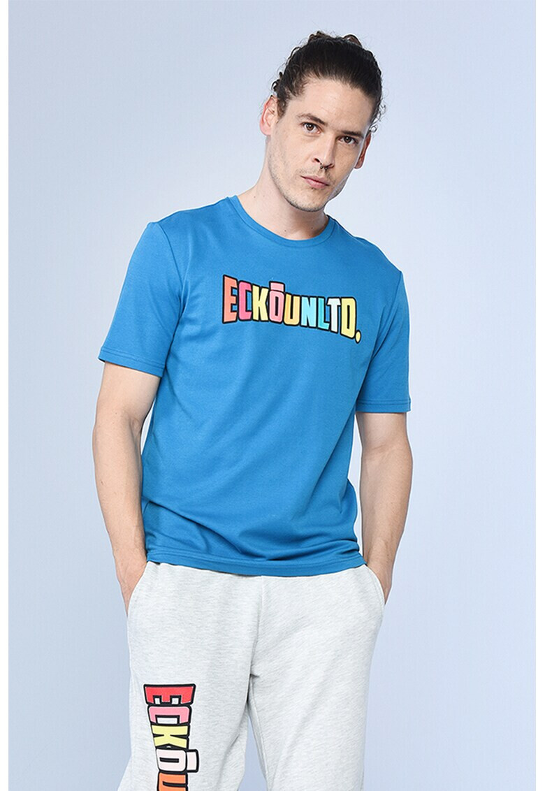 Ecko Tricou regular fit cu imprimeu logo Tobin - Pled.ro