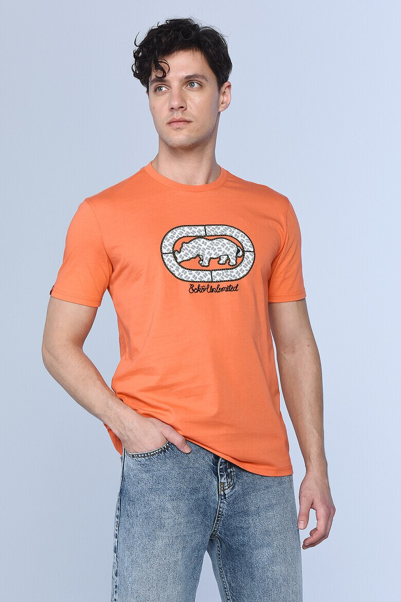 Ecko Tricou regular fit cu imprimeu logo Troy - Pled.ro