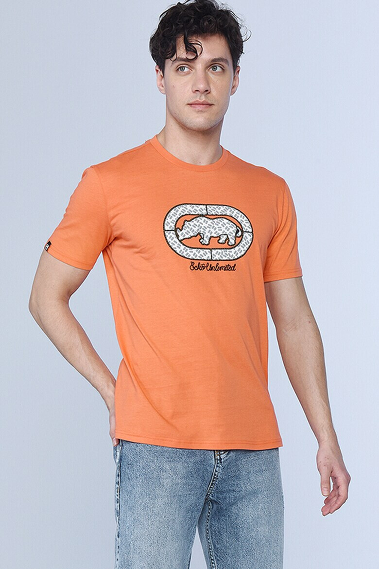 Ecko Tricou regular fit cu imprimeu logo Troy - Pled.ro