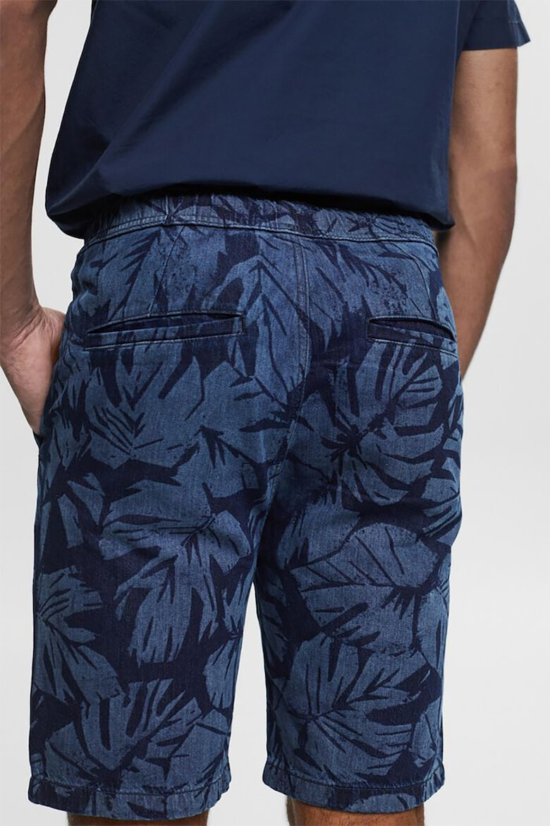 EDC by Esprit Blugi scurti cu snur si imprimeu tropical - Pled.ro