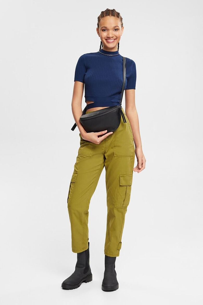 EDC by Esprit Pantaloni crop cargo - Pled.ro