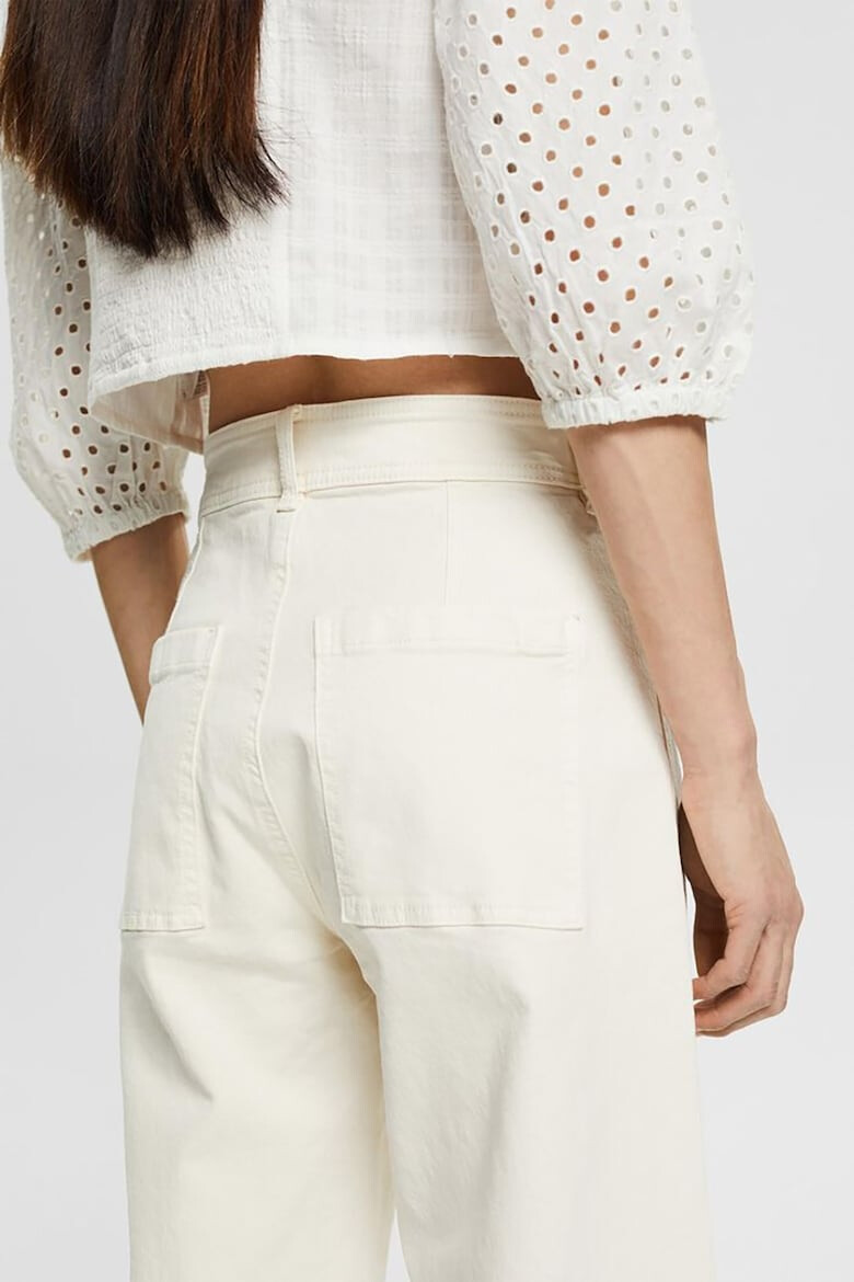 EDC by Esprit Pantaloni crop cu croiala ampla - Pled.ro