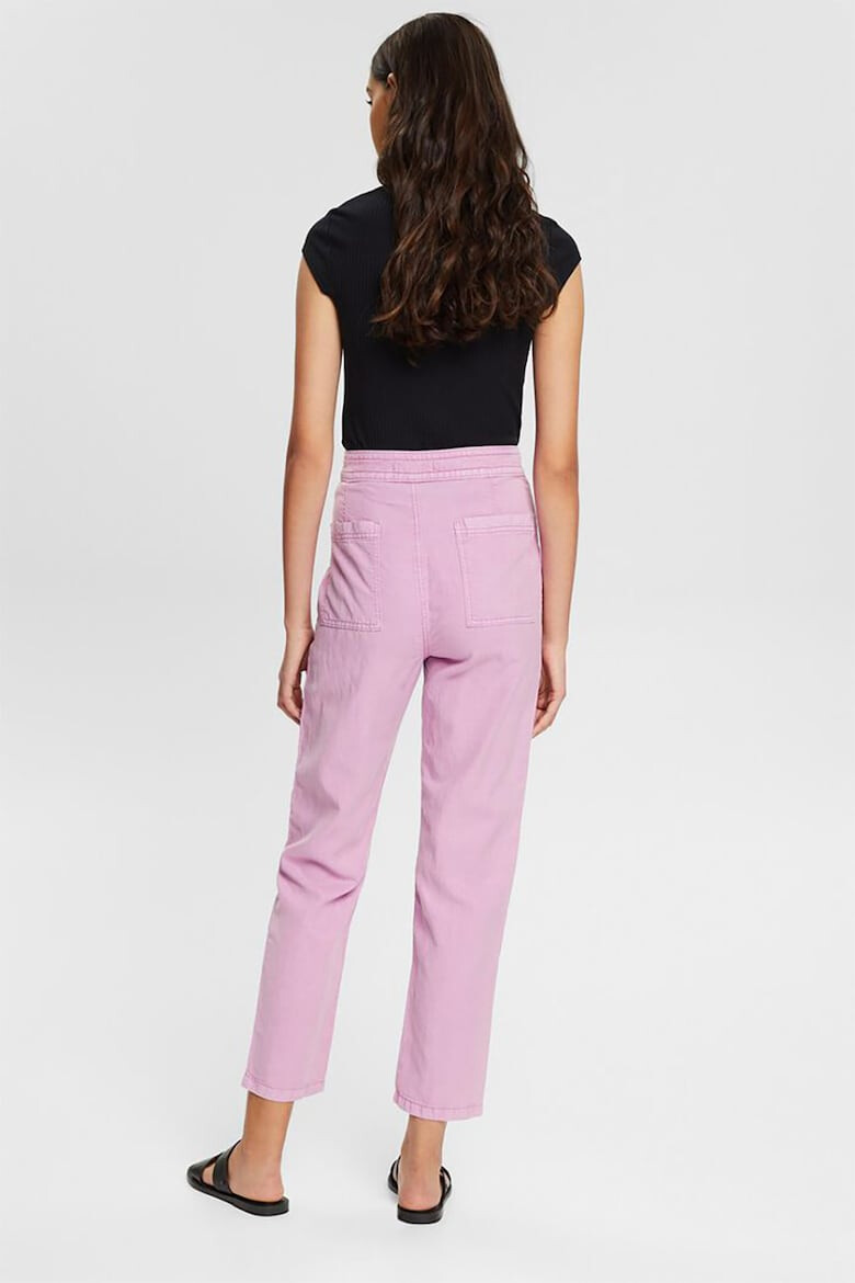 EDC by Esprit Pantaloni crop cu talie inalta - Pled.ro