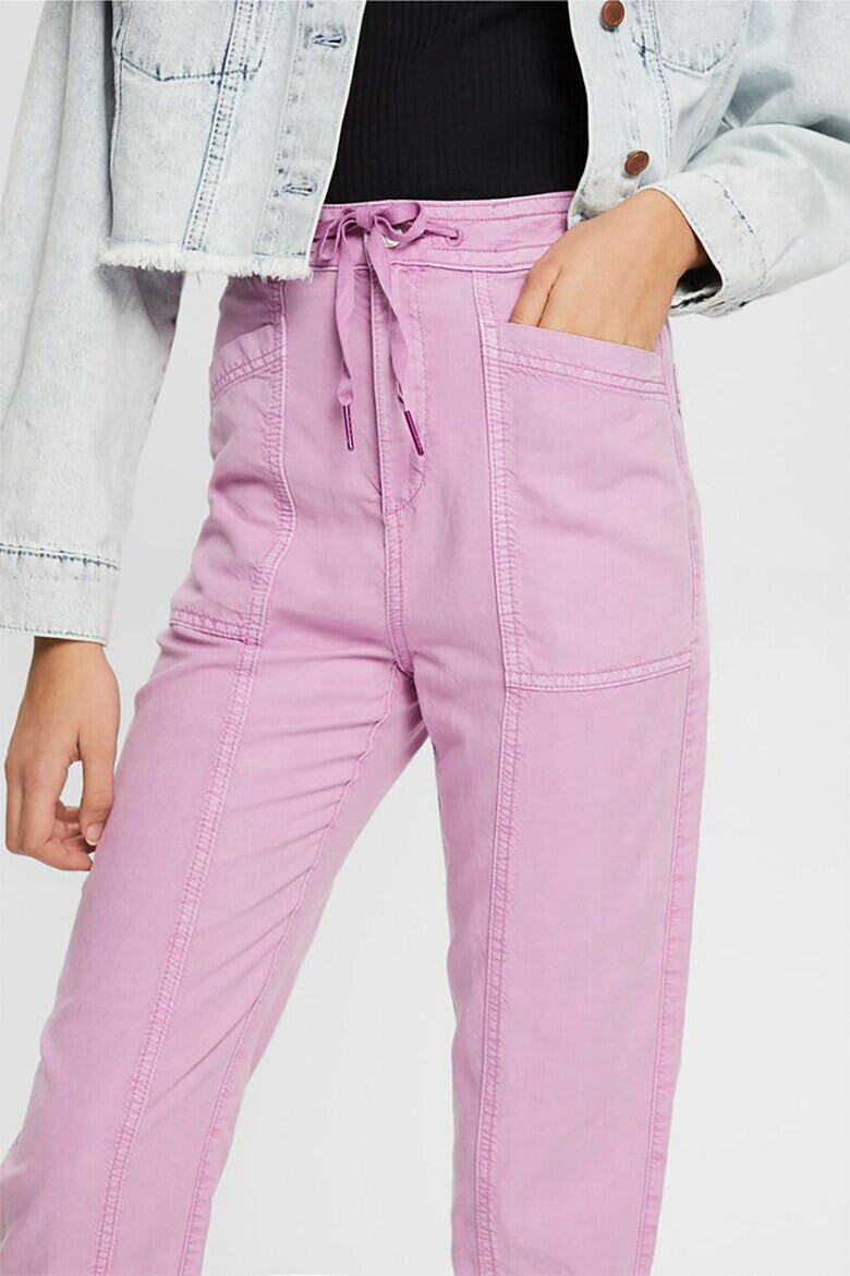 EDC by Esprit Pantaloni crop cu talie inalta - Pled.ro