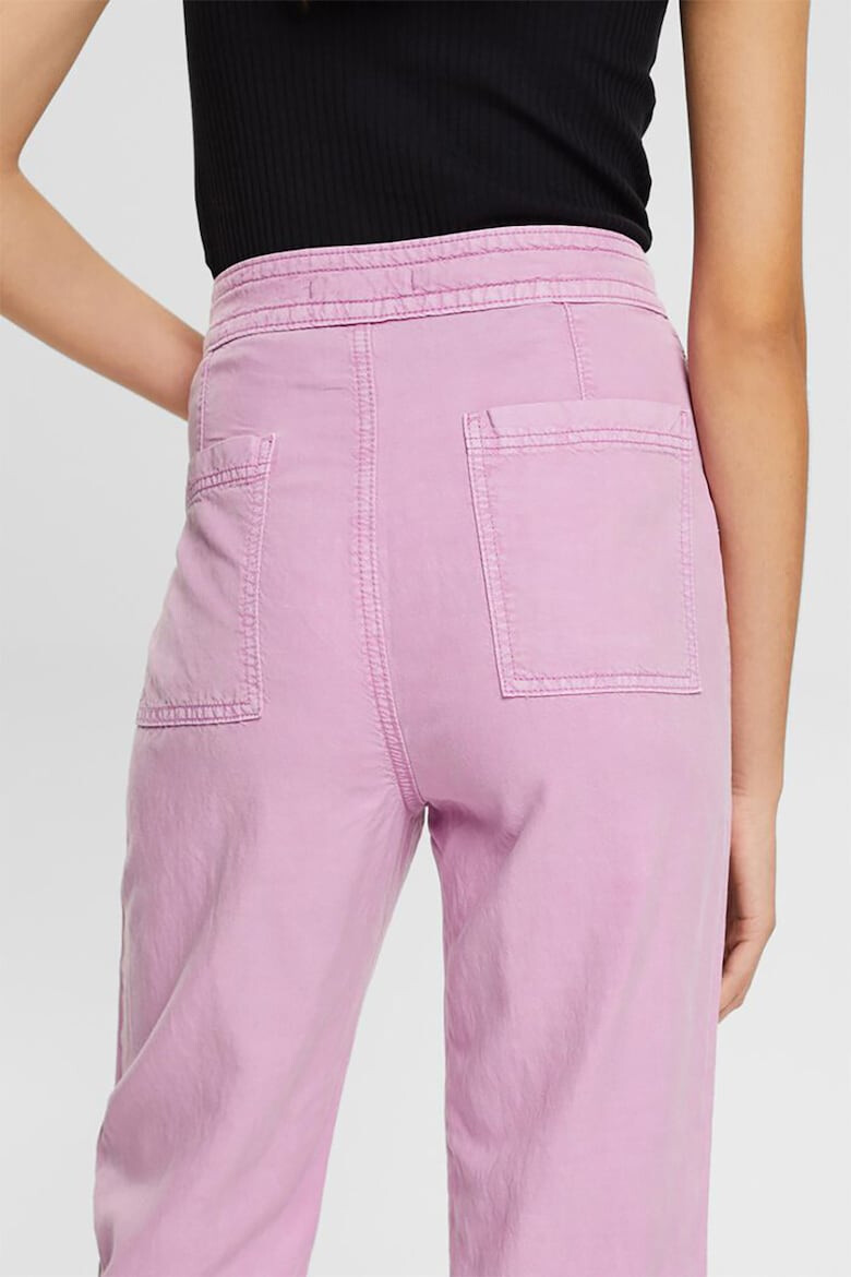 EDC by Esprit Pantaloni crop cu talie inalta - Pled.ro