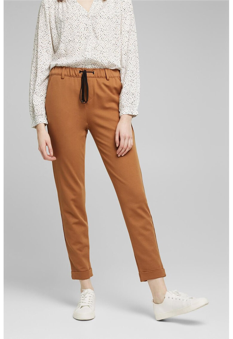 EDC by Esprit Pantaloni jogger conici cu snur - Pled.ro