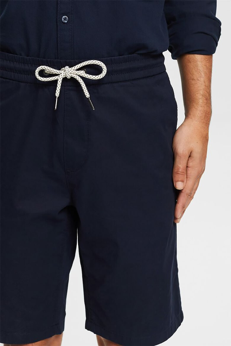 EDC by Esprit Pantaloni scurti de bumbac cu snur in talie - Pled.ro