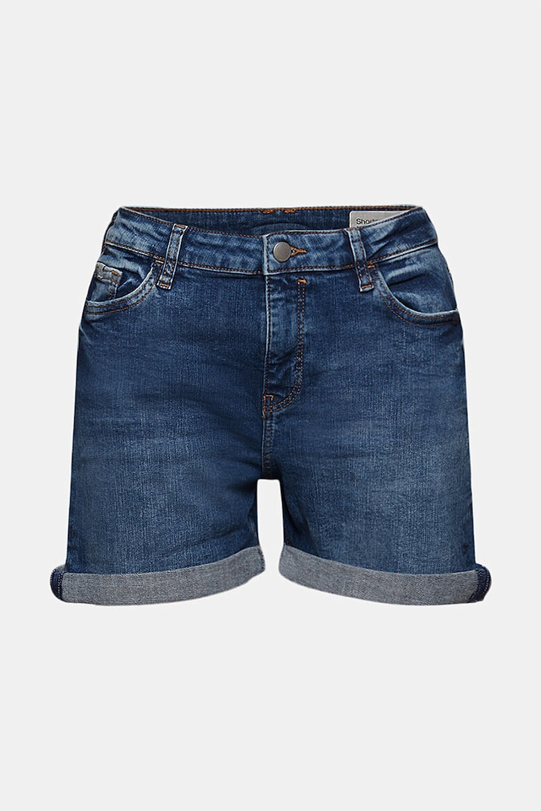 EDC by Esprit Pantaloni scurti de denim cu terminatii pliabile - Pled.ro