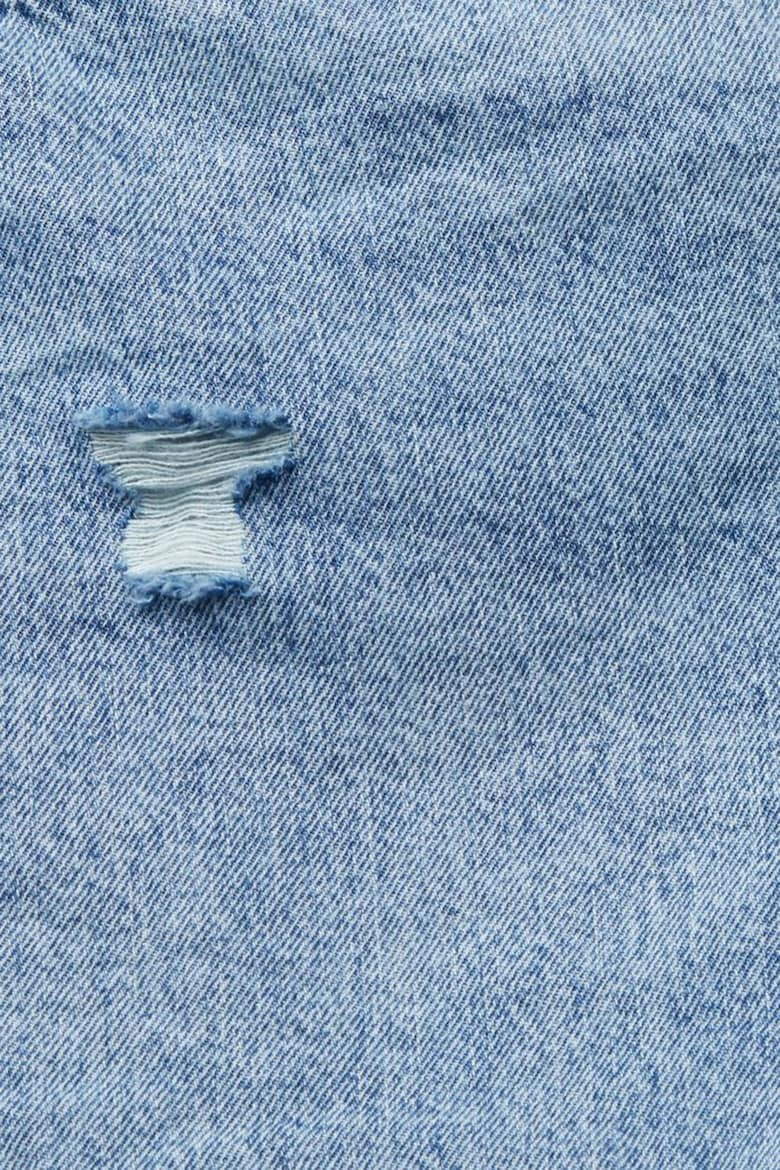 EDC by Esprit Pantaloni scurti din denim cu terminatii nefinisate si aspect deteriorat - Pled.ro