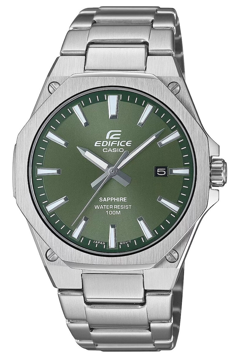 EDIFICE CASIO Ceas barbatesc Inox Argintiu/Verde - Pled.ro