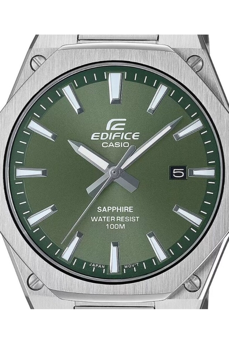 EDIFICE CASIO Ceas barbatesc Inox Argintiu/Verde - Pled.ro