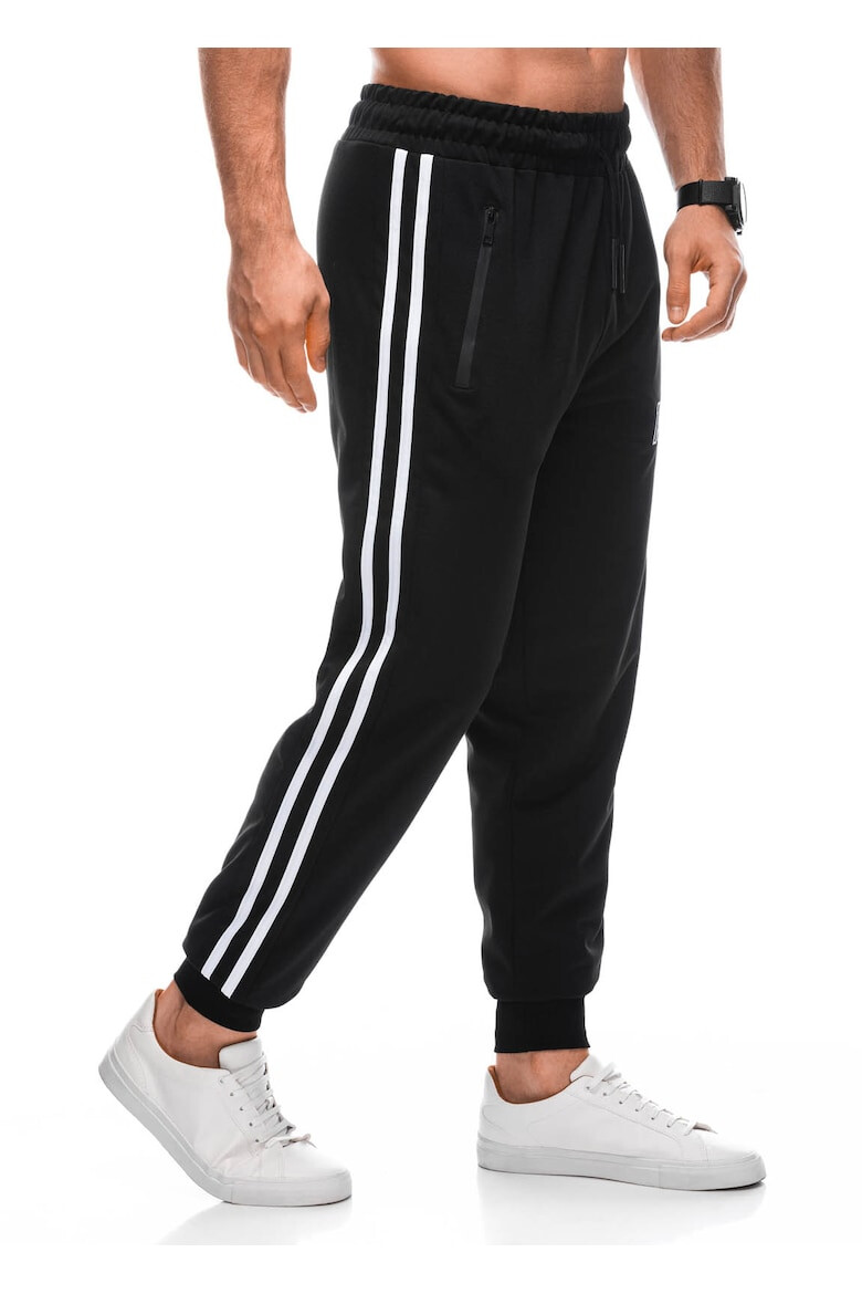 EDOTI Pantaloni lungi sport din amestec de bumbac P1414 Barbati - Pled.ro