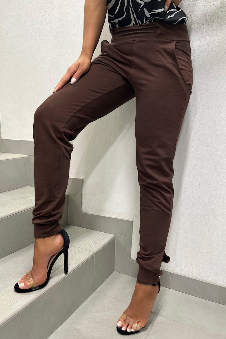 EDOTI Pantaloni slim-fit cu buzunare oblice - Pled.ro