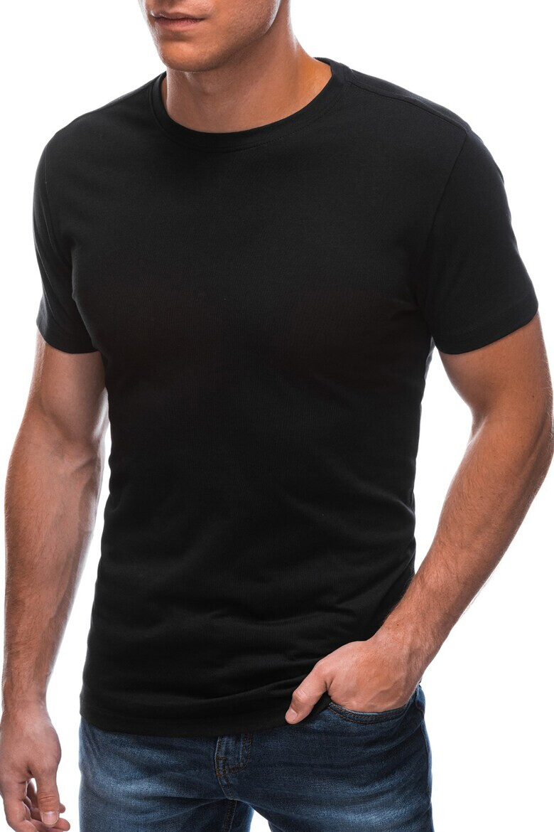 EDOTI Tricou din bumbac cu model uni - Pled.ro