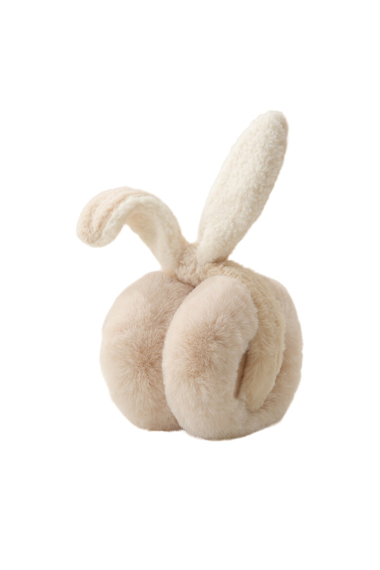 EFAYN.RO Acoperitori pentru urechi protectie impotriva frigului model casti pufoase cu urechi lungi de iepuras pliabile tematica happy bunny marime universala EFAYN - Pled.ro