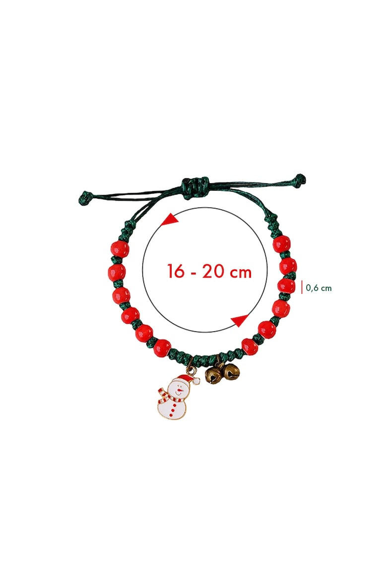 EFAYN.RO Bratara reglabila tematica de Craciun model accesorizat tematica happy winter unisex EFAYN - Pled.ro