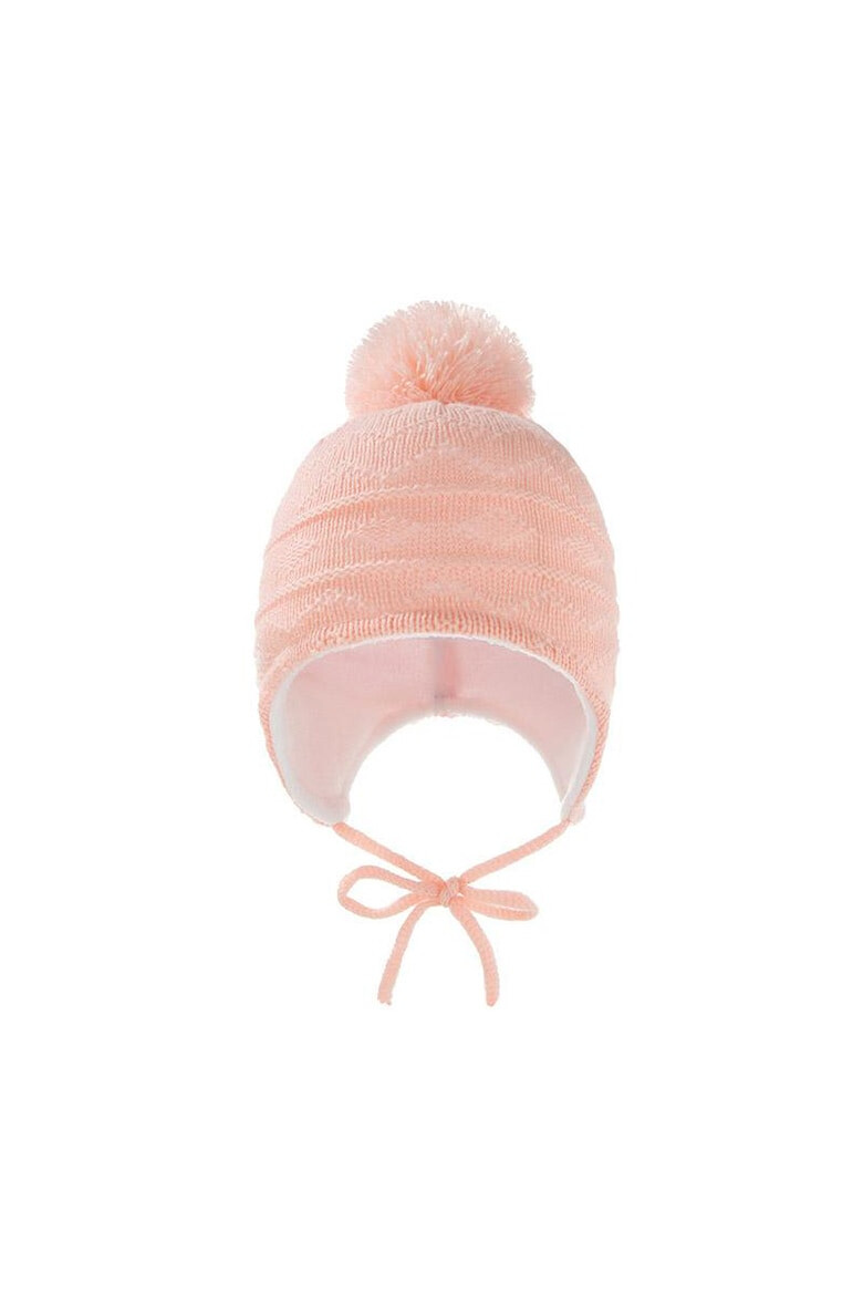 EFAYN.RO Caciula pentru copii model cu prindere si pom pom tematica playful kid 6 luni – 3 ani EFAYN - Pled.ro