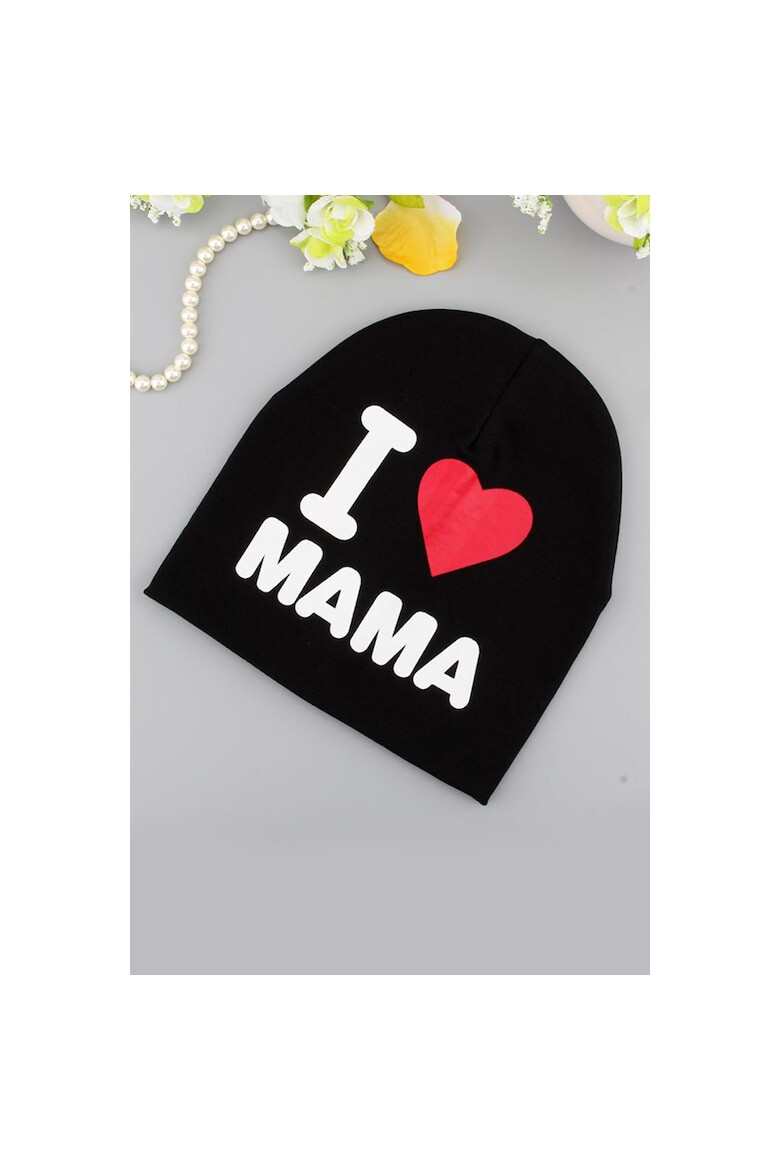 EFAYN.RO Caciula pentru copii model “I love mama” calduroasa si cool EFAYN - Pled.ro