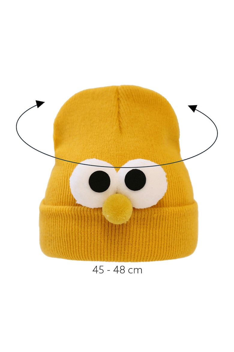 EFAYN.RO Caciula pentru copii model minimalist accesorizat cu ochisori curiosi si nasuc nazdravan tematica funny little baby 0 – 1 ani EFAYN - Pled.ro