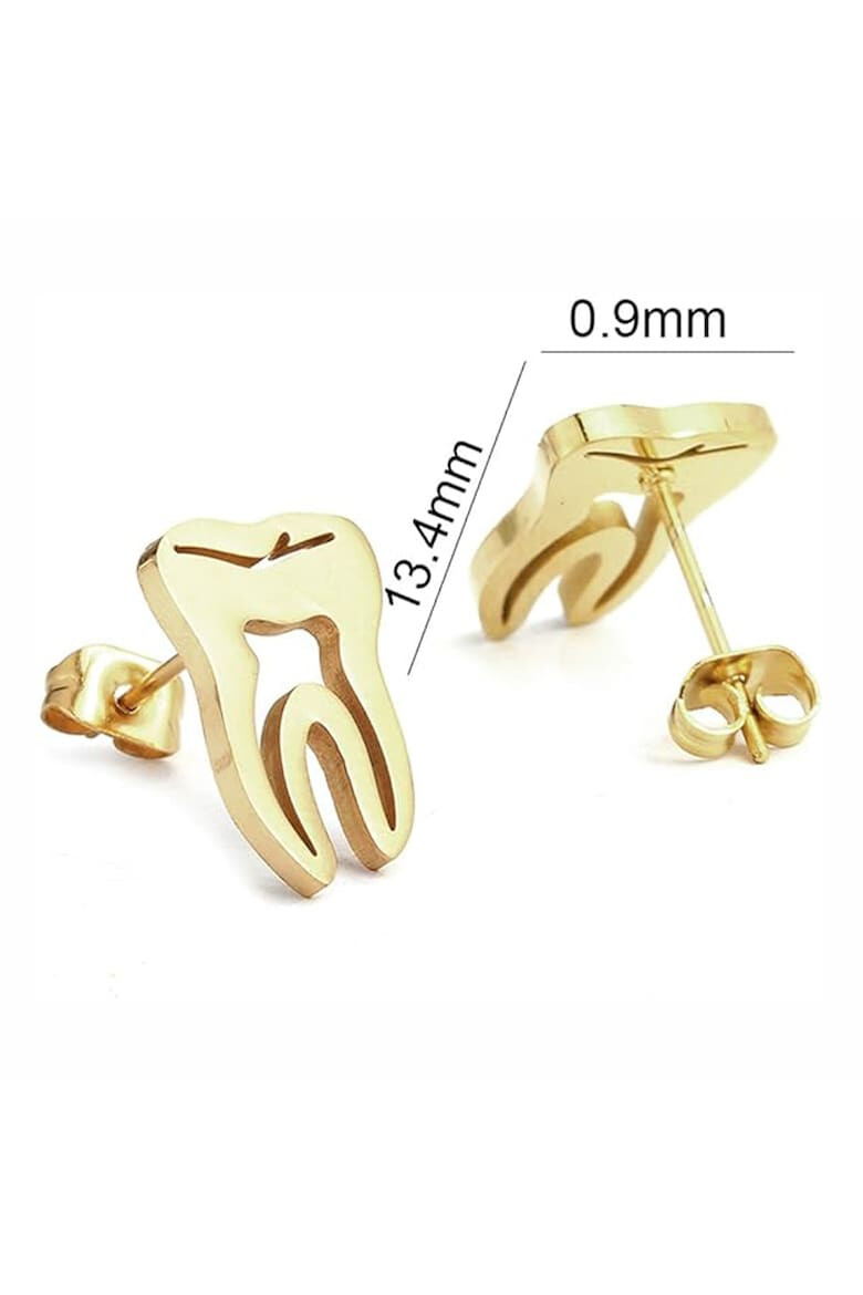 EFAYN.RO Cercei dama model cu dintisor tematica happy teeth EFAYN - Pled.ro