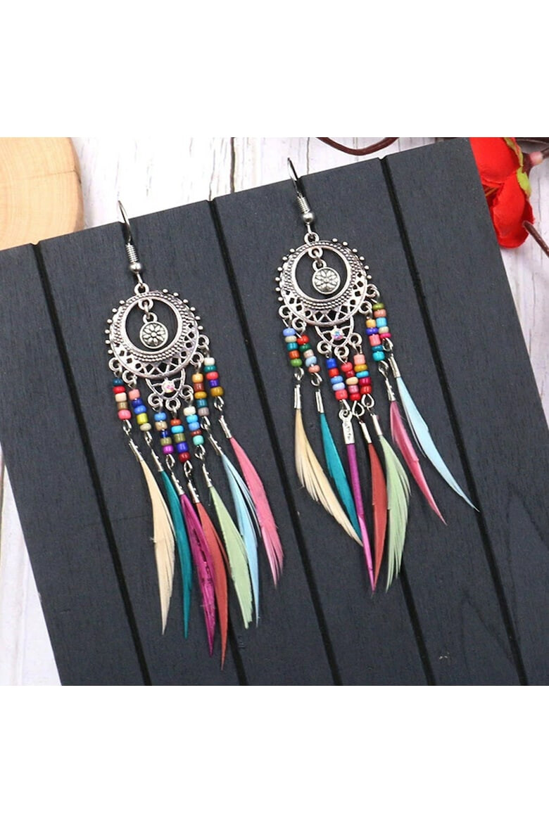 EFAYN.RO Cercei dama model fashion traditional indian tematica dream catcher EFAYN - Pled.ro