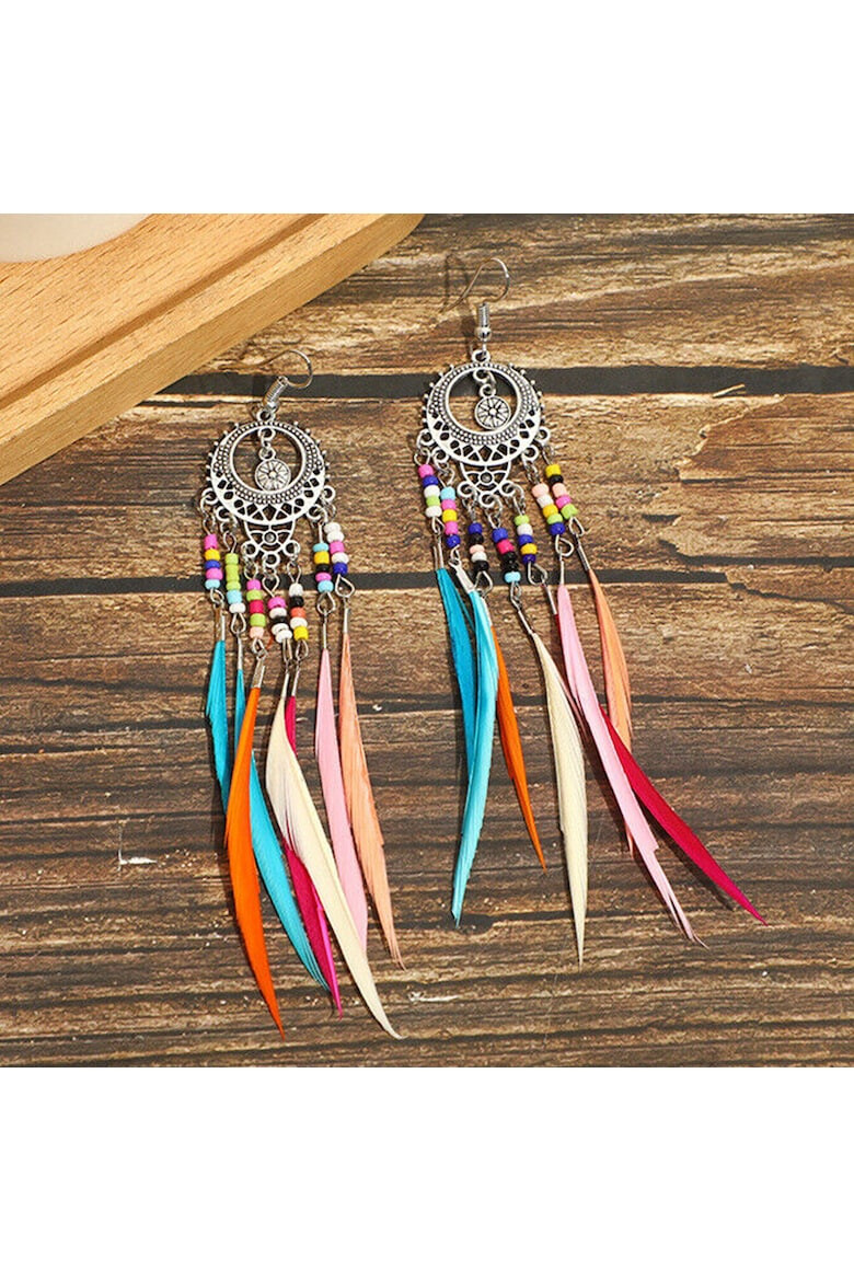 EFAYN.RO Cercei dama model fashion traditional indian tematica dream catcher EFAYN - Pled.ro