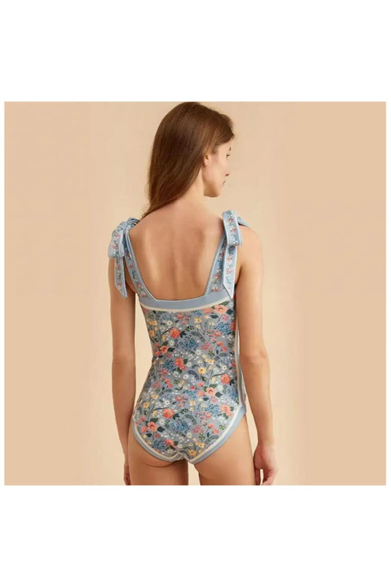 EFAYN.RO Costum de baie dama o piesa model floral delicat prindere cu bretele late pe umeri EFAYN - Pled.ro