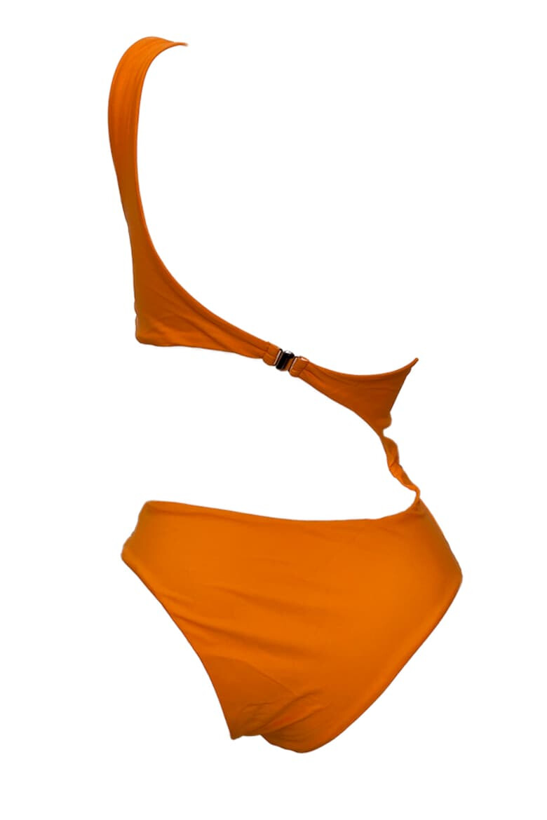 EFAYN.RO Costum de baie dama o piesa slip tanga si sutien cu prindere pe un umar ® - Pled.ro