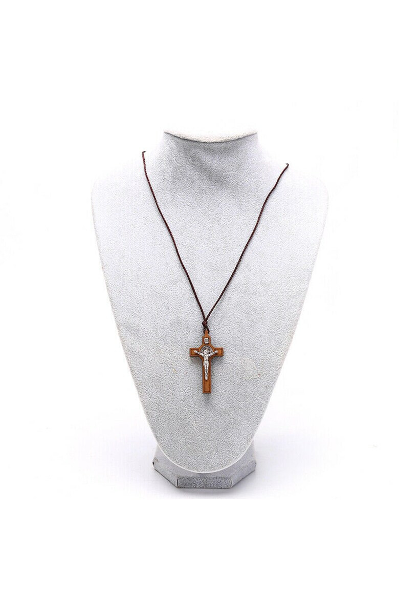 EFAYN.RO Cruce din lemn cu insertie metalica cu prindere pe snur reglabil unisex EFAYN - Pled.ro