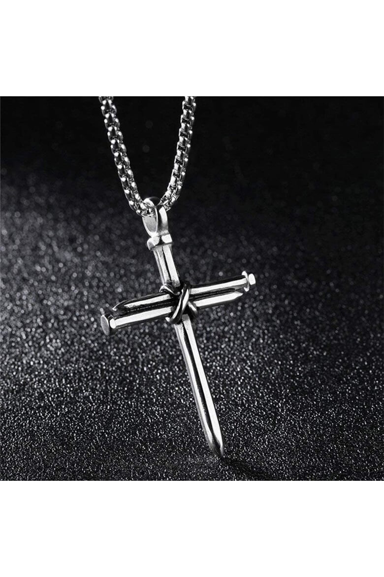 EFAYN.RO Lant cu pandantiv cruce. model cross unisex EFAYN - Pled.ro