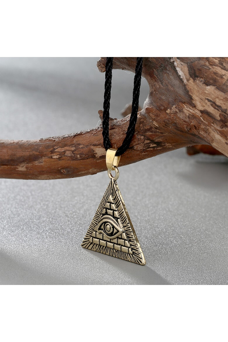 EFAYN.RO Lant model evil eye illuminati pandantiv ochi egiptean cu snur reglabil unisex EFAYN - Pled.ro