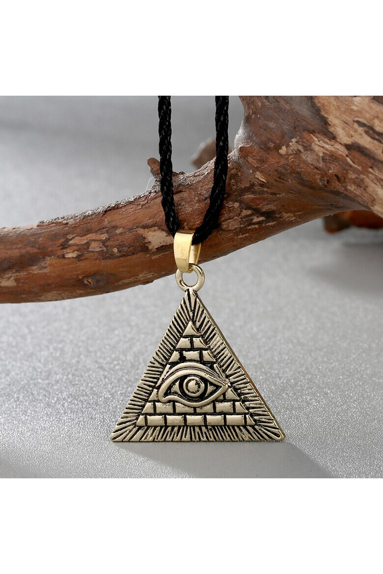 EFAYN.RO Lant model evil eye illuminati pandantiv ochi egiptean cu snur reglabil unisex EFAYN - Pled.ro