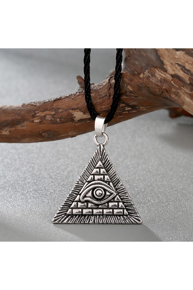 EFAYN.RO Lant model evil eye illuminati pandantiv ochi egiptean cu snur reglabil unisex EFAYN - Pled.ro