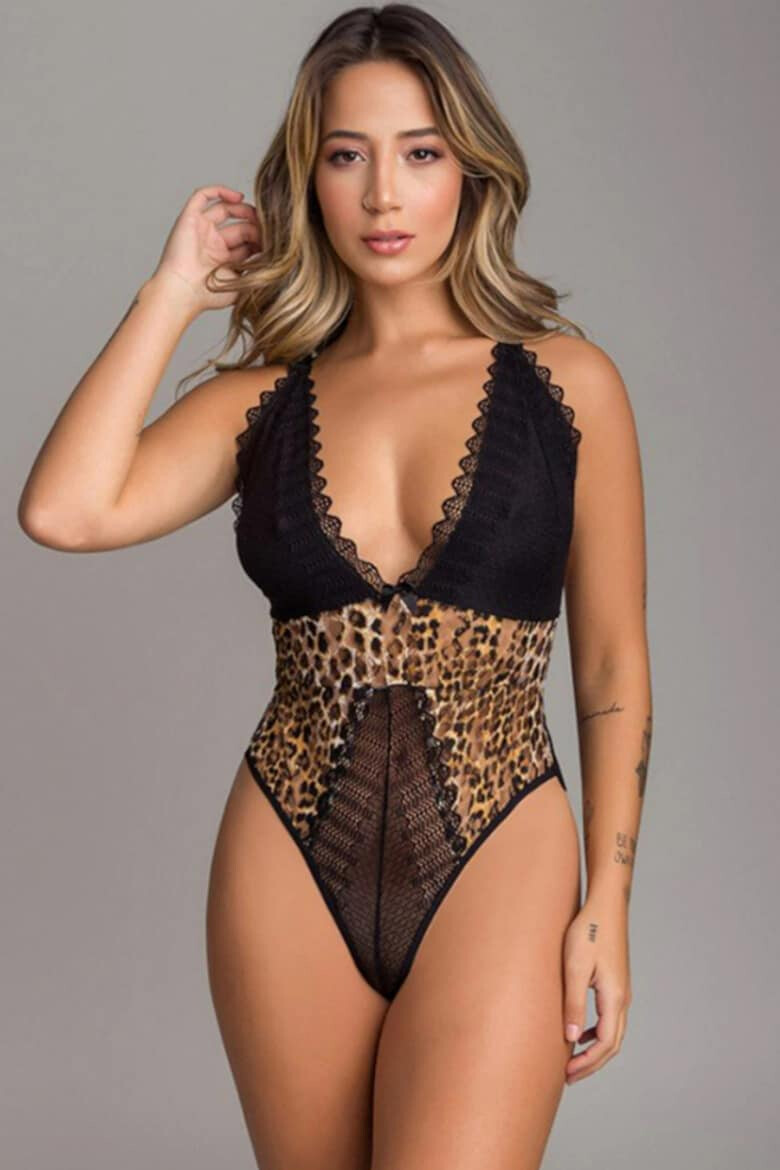 EFAYN.RO Lenjerie body sexy dantela animal print EFAYN - Pled.ro