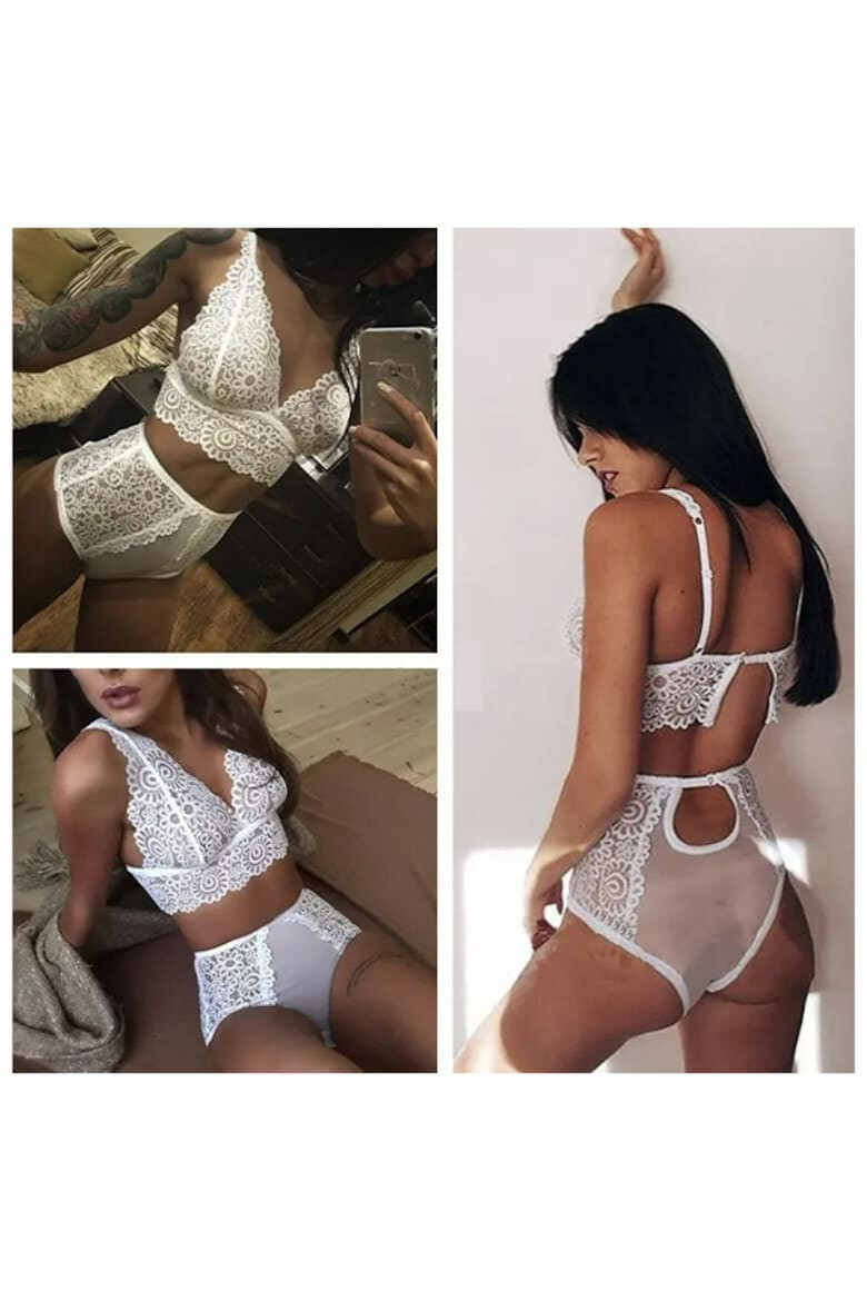 EFAYN.RO Lenjerie sexy set 2 piese sutien si chilot talie inalta EFAYN - Pled.ro