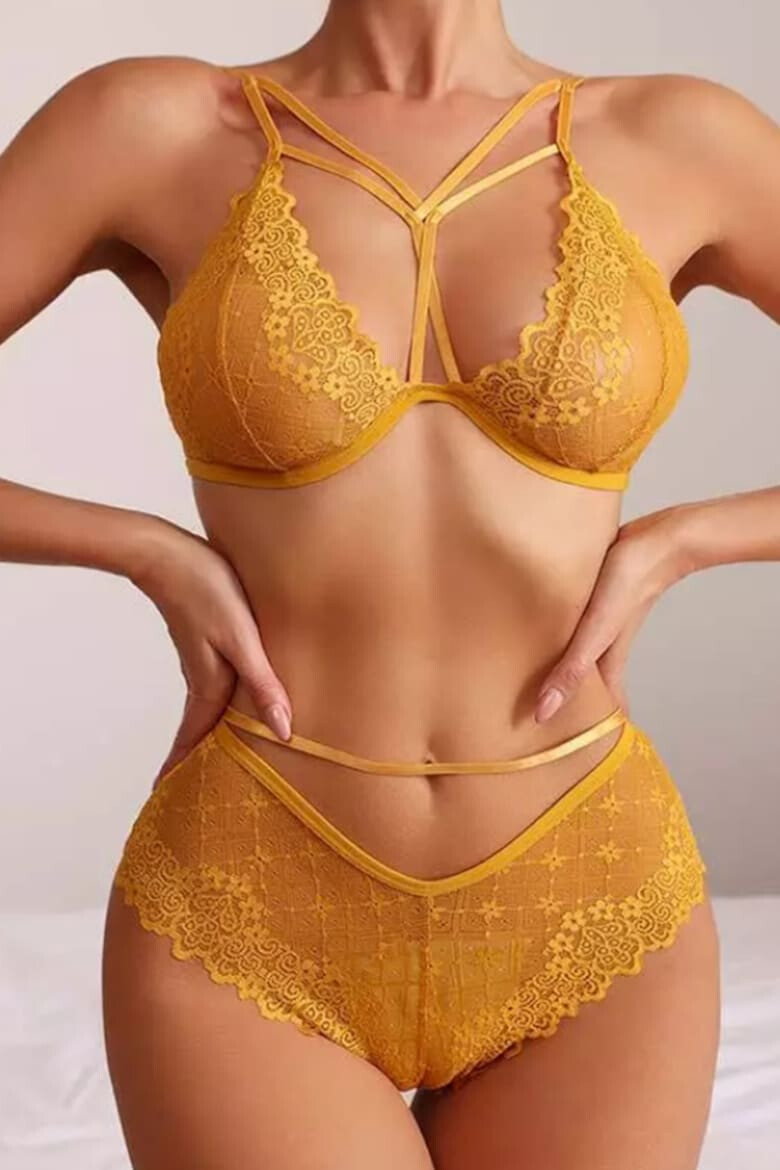 EFAYN.RO Lenjerie sexy set din 2 piese sutien si chilot brazilian EFAYN - Pled.ro