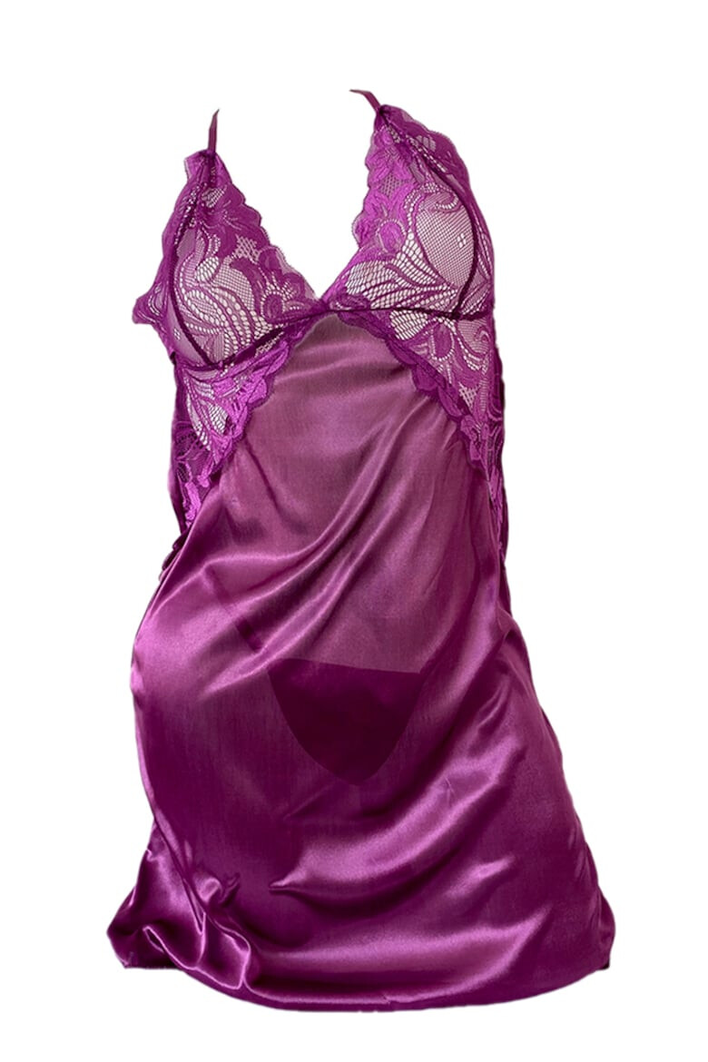 EFAYN.RO Lenjerie sexy tip neglijeu din satin - Pled.ro