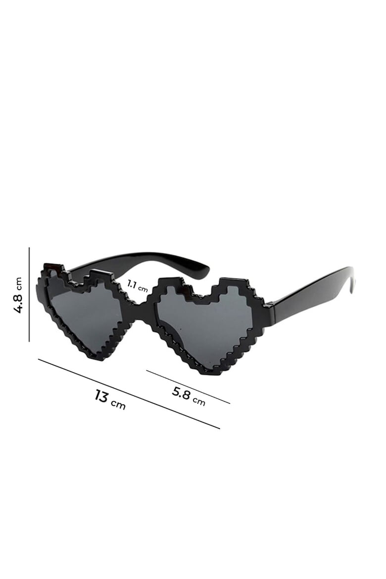 EFAYN.RO Ochelari de soare pentru copii unisex design in forma de inima model pixel cool EFAYN - Pled.ro