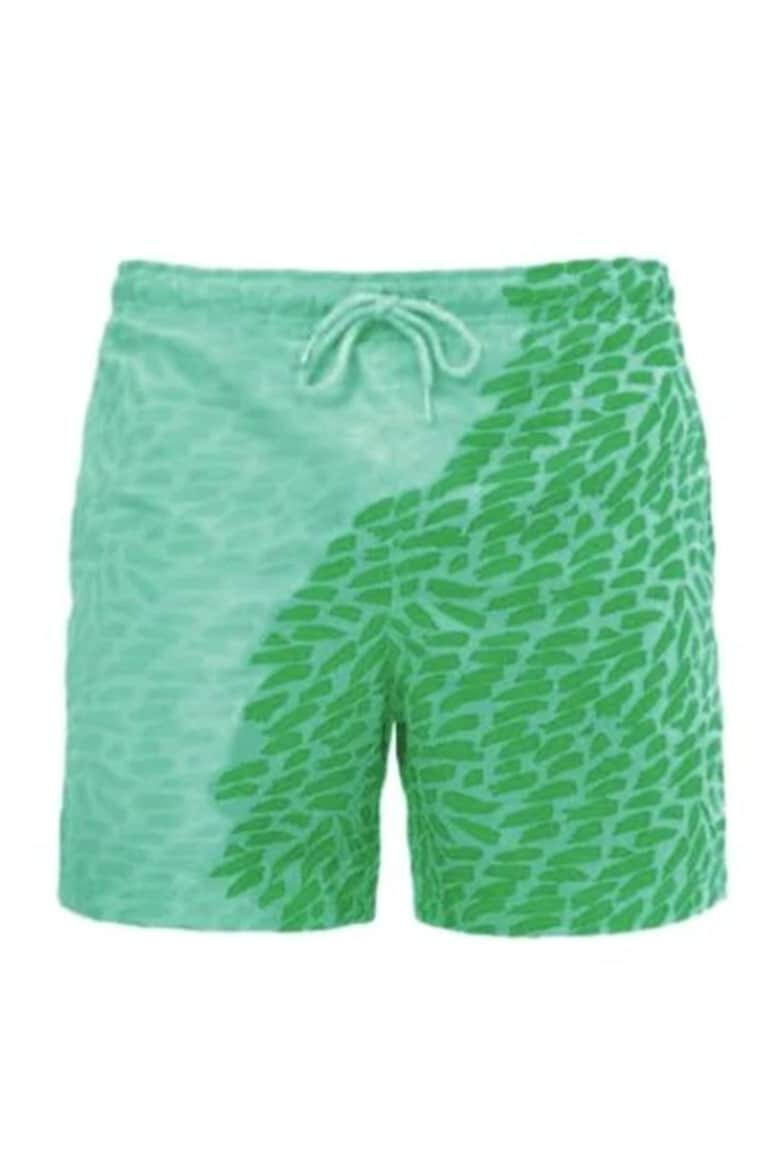 EFAYN.RO Pantaloni scurti de baie tip sort barbati cameleon imprimeu geometric abstract uscare rapida EFAYN - Pled.ro