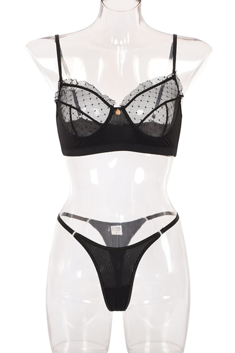 EFAYN.RO Set lenjerie sexy 2 piese cu dantela sutien EFAYN RO - Pled.ro