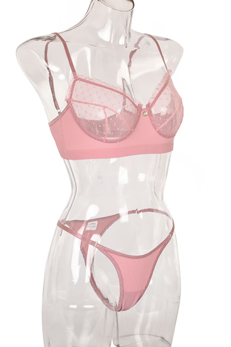 EFAYN.RO Set lenjerie sexy 2 piese cu dantela sutien EFAYN RO - Pled.ro