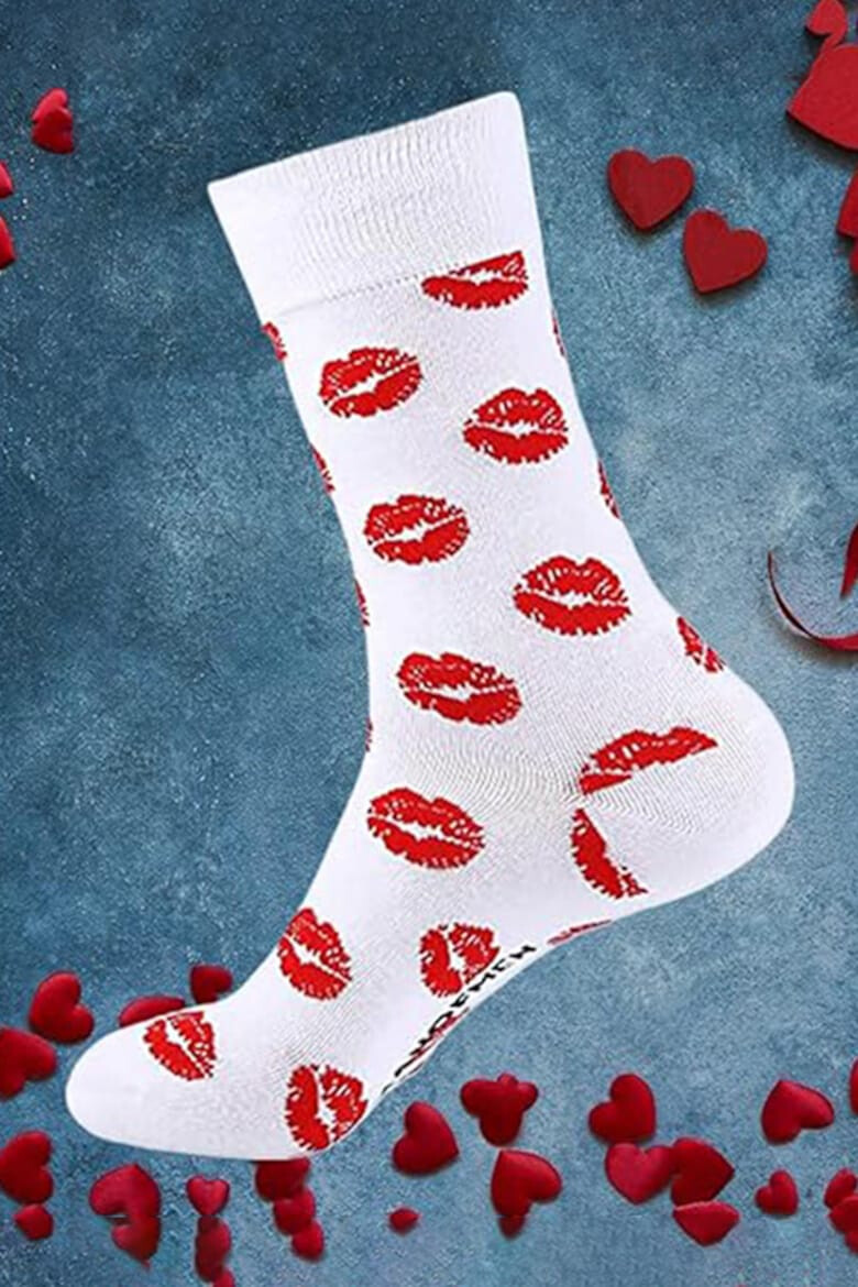 EFAYN.RO Soseste cute model peste glezna cu imprimeu grafic tematica love socks unisex EFAYN - Pled.ro