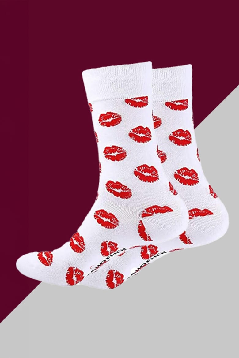 EFAYN.RO Soseste cute model peste glezna cu imprimeu grafic tematica love socks unisex EFAYN - Pled.ro