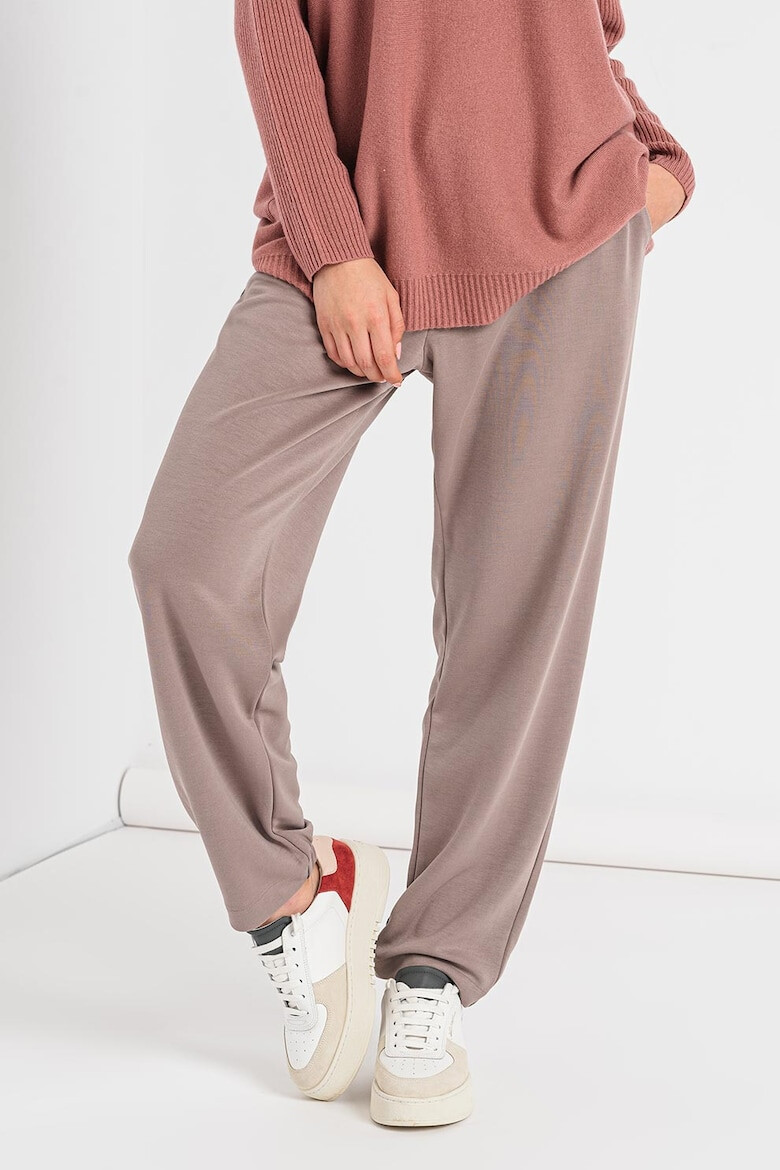 ELENA MIRÒ Pantaloni sport relaxed fit din amestec de modal - Pled.ro